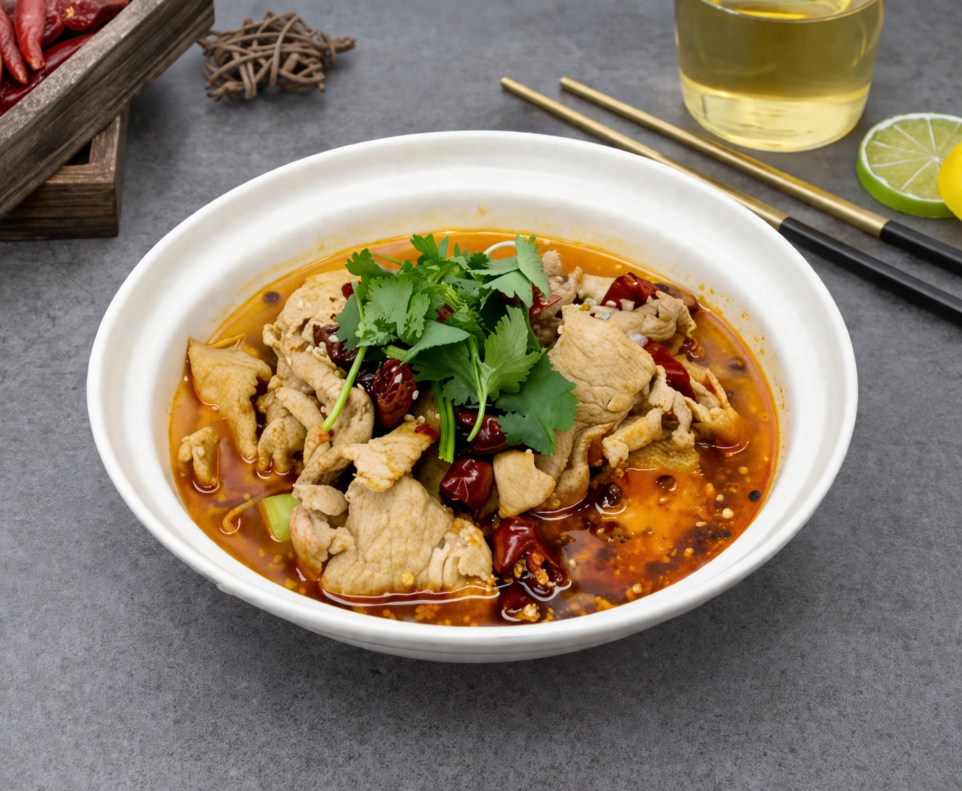 Sichuan Poached Pork Slices